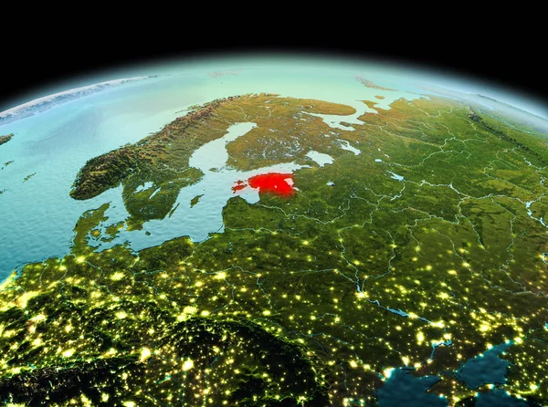 Estonya Planet Earth uzayda