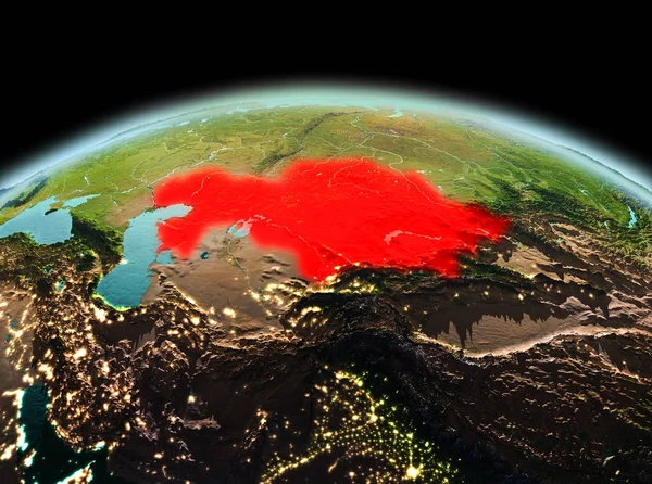 Planet Earth alan Kazakistan