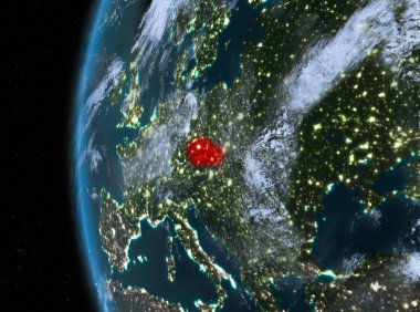 Çek Cumhuriyeti kırmızı gece