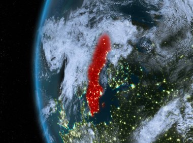 Kırmızı gece İsveç