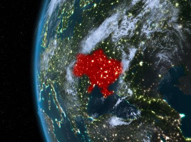 Ukrayna kırmızı gece