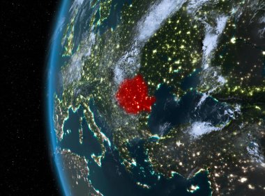 Kırmızı gece Romanya'da