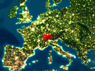 Kırmızı gece İsviçre