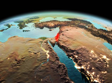 İsrail Planet Earth uzayda