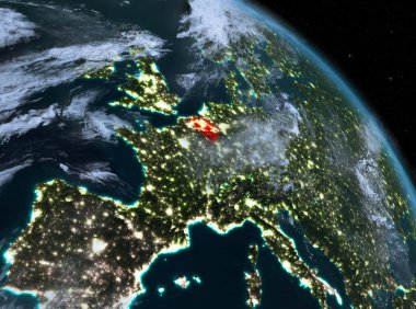 Belçika yörüngeden geceleri