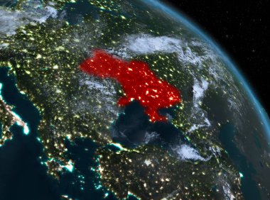 Ukrayna yörüngeden geceleri