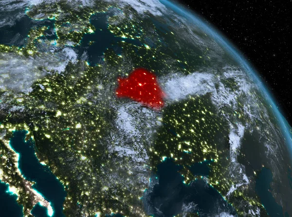 Beyaz Rusya yörüngeden geceleri