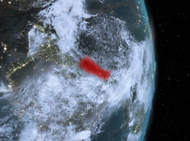 Gece boyunca dünya üzerinde Nepal