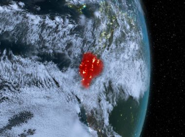 Gece boyunca dünya üzerinde Ekvador