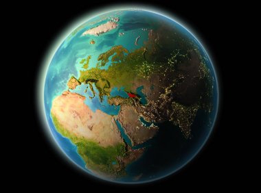 Gürcistan'da akşam