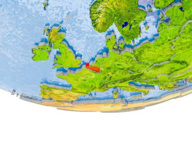 Belçika kırmızı Earth modeli