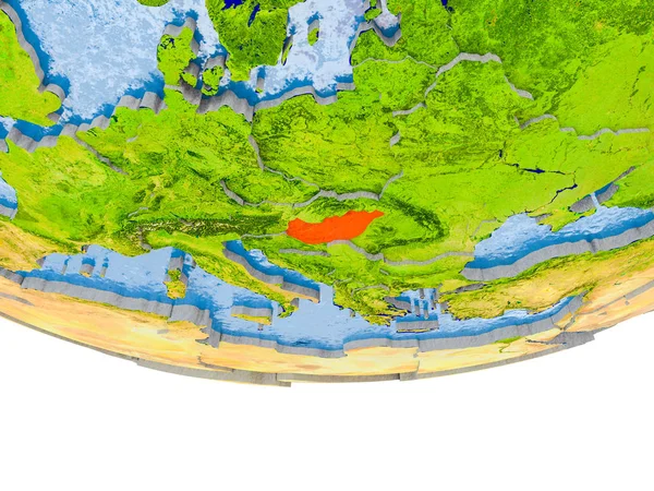 Macaristan kırmızı Earth modeli