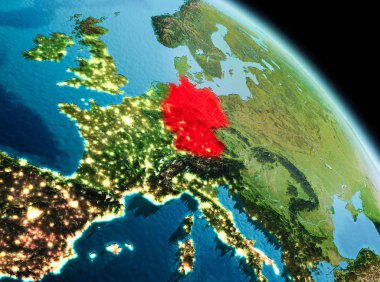 Almanya dünya üzerindeki sabah