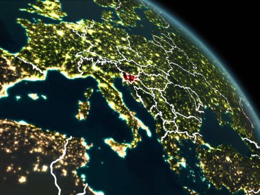 Kırmızı gece Slovenya