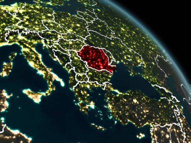 Kırmızı gece Romanya'da