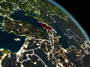 Gürcistan'da kırmızı gece