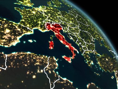 Kırmızı gece İtalya