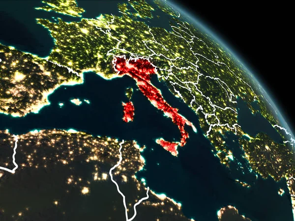 Kırmızı gece İtalya