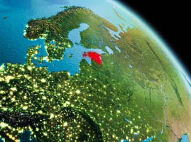 Estonya dünya üzerindeki sabah