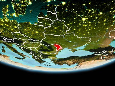 Kırmızı akşam Moldova