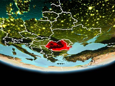 Kırmızı akşam Romanya