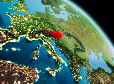 Avusturya dünya üzerindeki sabah