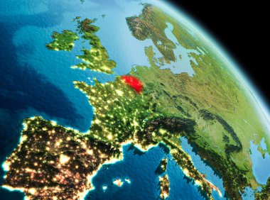 Belçika dünya üzerindeki sabah