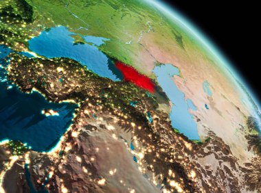 Gürcistan dünya üzerindeki sabah