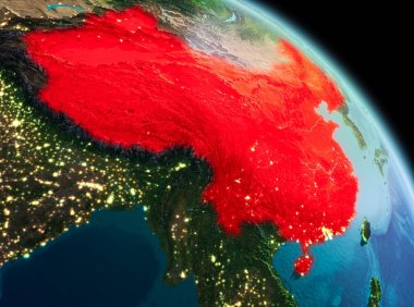 Çin dünya üzerindeki sabah