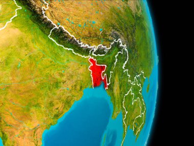 Dünya üzerindeki Bangladeş