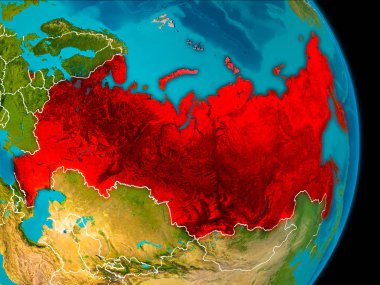 Rusya dünya üzerindeki