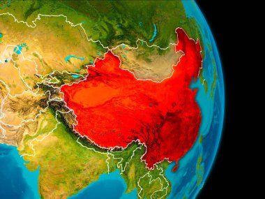 Çin dünya üzerinde