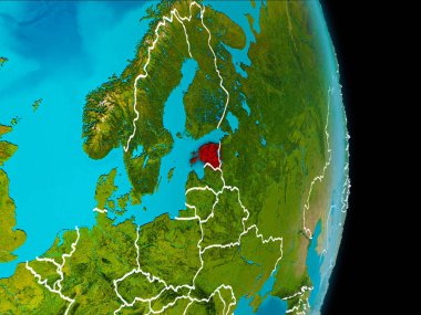 Estonya yeryüzünde