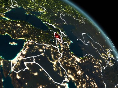 Kırmızı gece Ermenistan'da