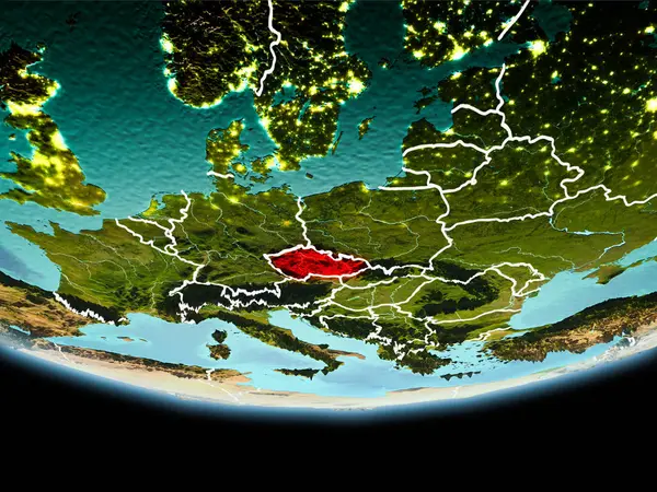 Kırmızı akşam Çek Cumhuriyeti