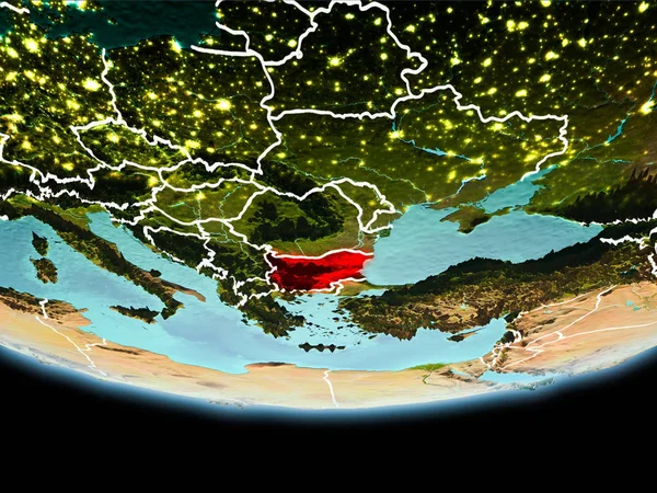 Kırmızı akşam Bulgaristan