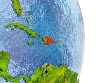 Dominik Cumhuriyeti gerçekçi dünya üzerinde