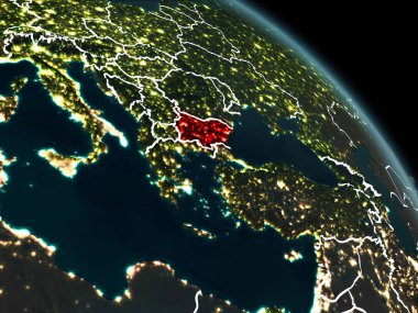 Kırmızı gece Bulgaristan