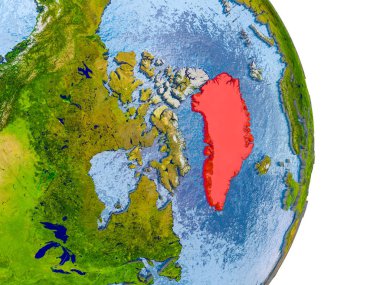 Grönland gerçekçi dünya üzerinde