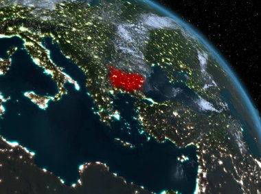 Bulgaristan yörüngeden geceleri