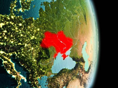 Sabah yörüngeden Ukrayna'da