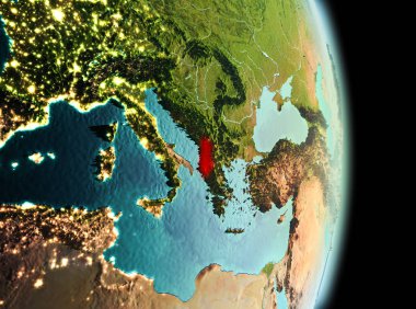 Sabah yörüngeden Arnavutluk'ta