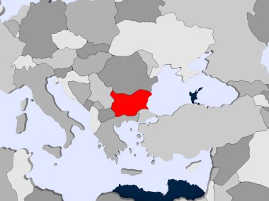 Bulgaristan Haritası