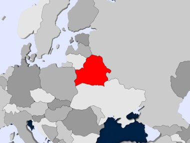 Beyaz Rusya Haritası