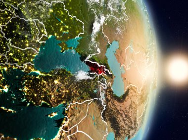 Georgia gündoğumu sırasında