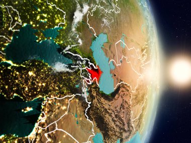 Azerbaycan gündoğumu sırasında