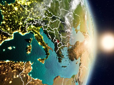 Kosova gündoğumu sırasında