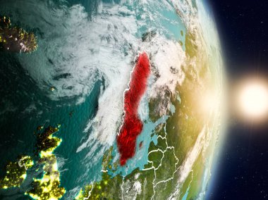 İsveç gündoğumu sırasında