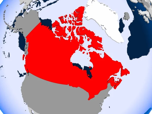 캐나다의 지도 — 스톡 사진