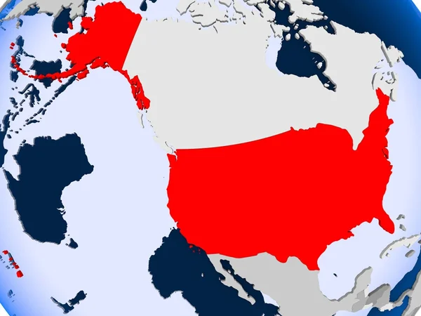 Mapa USA — Stock fotografie